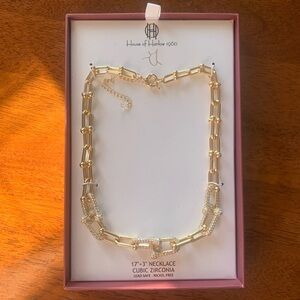 House of Harlow 1960 cubic zirconia necklace